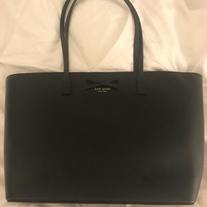 Kate Spade Black Leather Tote